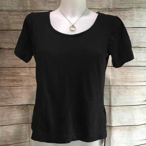 Joe Fresh Black T-Shirt size XS - I-10 - Picture 1 of 4
